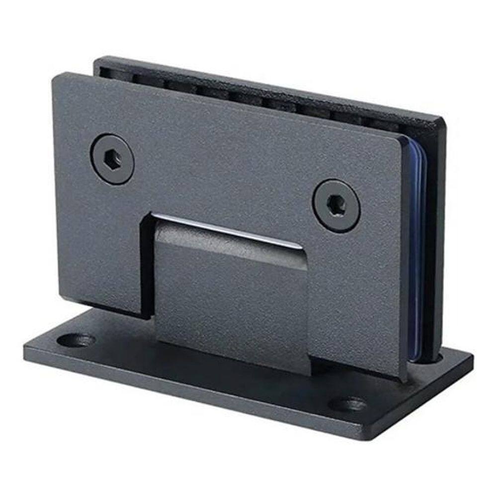 Dobradiça Inox Preta 180 1012 Porta E Box Vid/Vid Gv48 Poli