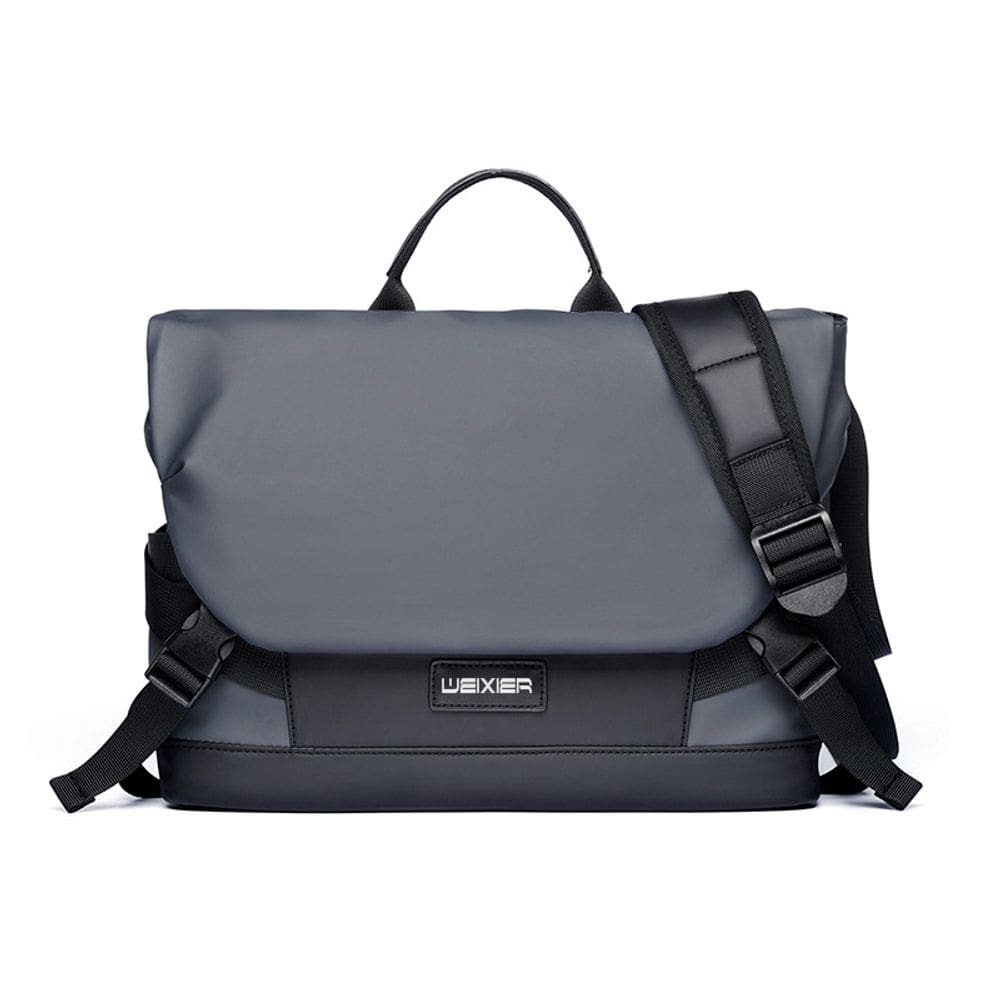 Bolsa Messenger, tecido Oxford impermeável para homens 35x12x26cm