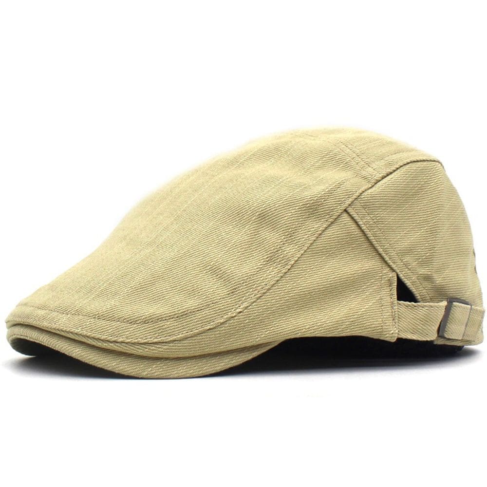Chapéu de taxista unissex bege Gatsby Newsboy Scally Ivy