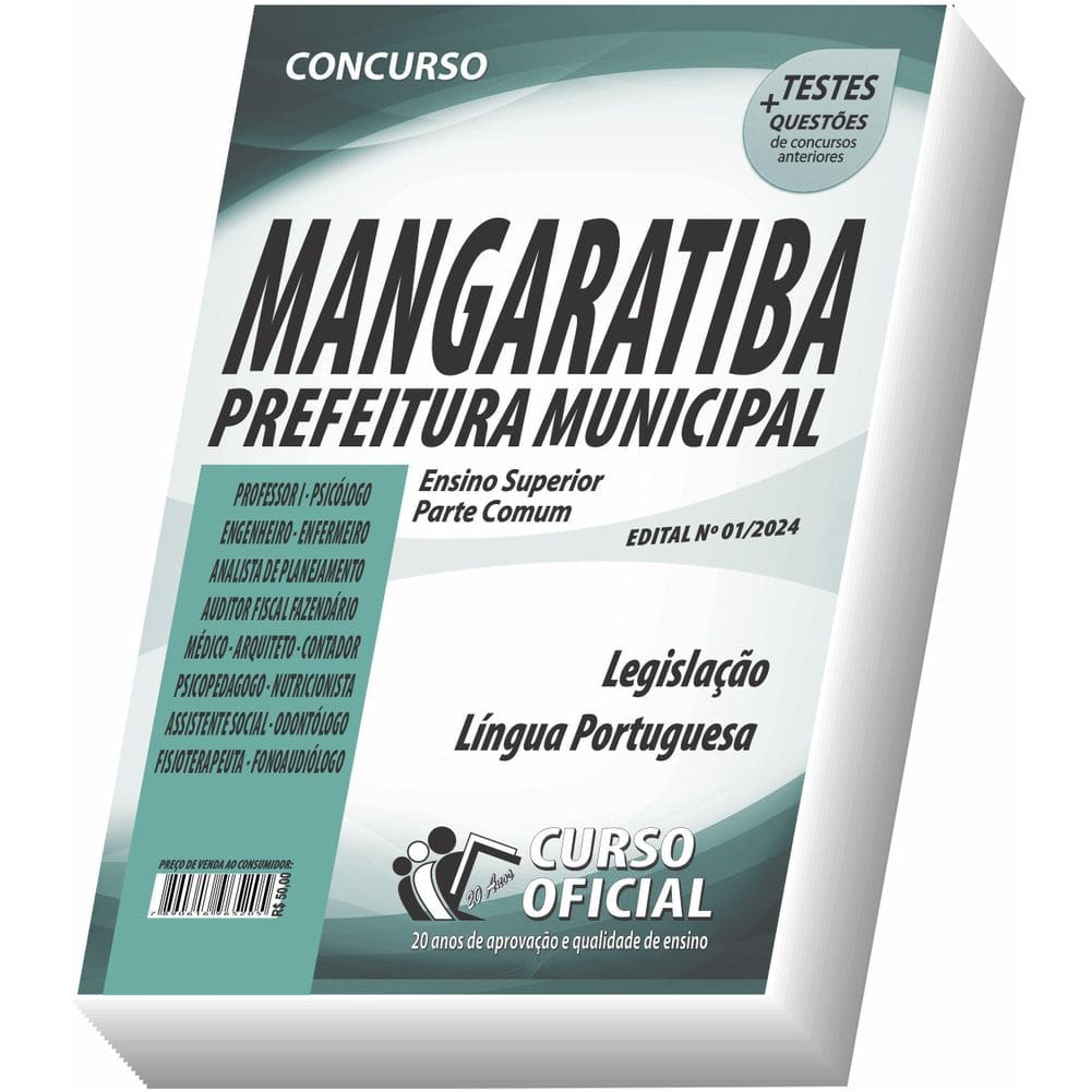 Apostila Mangaratiba - Rj - Nível Superior - Parte Comum