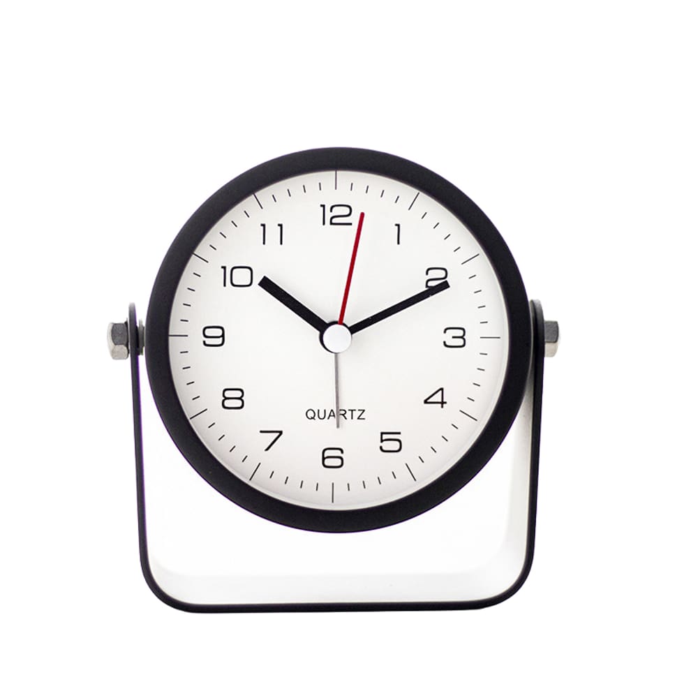 Despertador Metal Flip Design Silent Quartz Minimalist