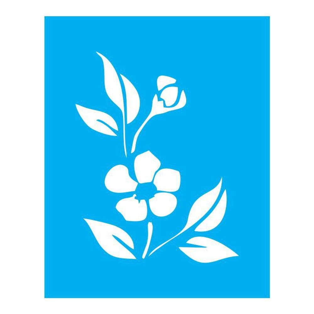 Stencil Tamako Floral - 20X25Cm - Ref B557