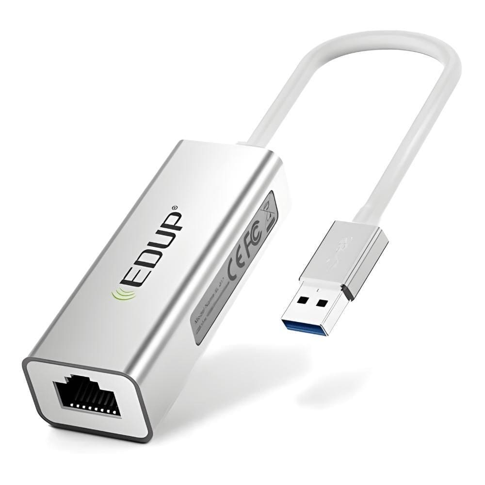 Adaptador Ethernet Usb 3.0 Gigabit Até 1000 Mbps Pc Notebook