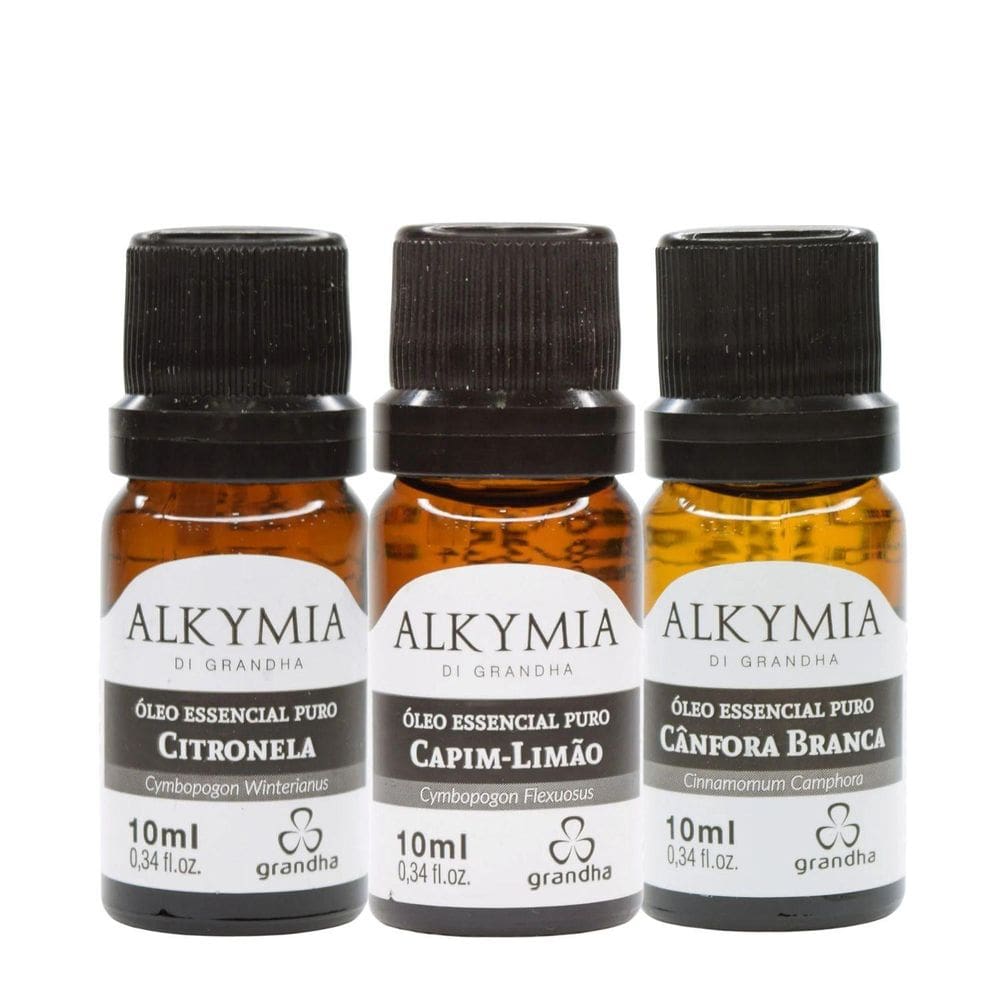 Kit Ambiente Purificado - Óleos Essenciais Alkymia D Grandha