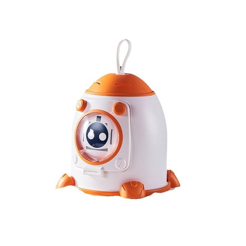 PVC em forma de astronauta de foguete Piggy Bank para crianças