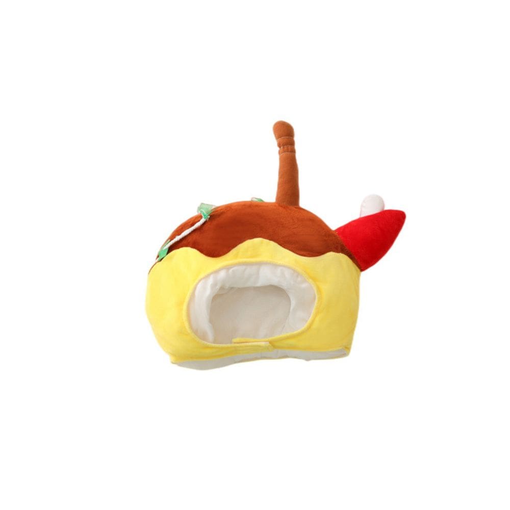 Chapéu de cosplay Hat Cute Takoyaki Octopus Ball para adultos