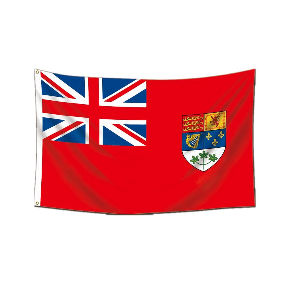 Bandeira canadense vermelha 1921-1957 Histórica 150x90cm Poliéster