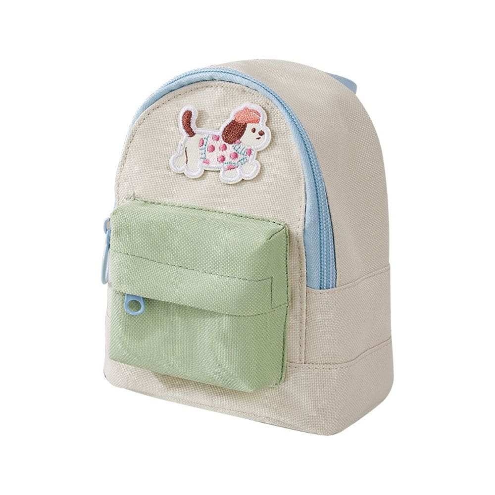 Estojo para lápis, estilo mini mochila, lona de grande capacidade