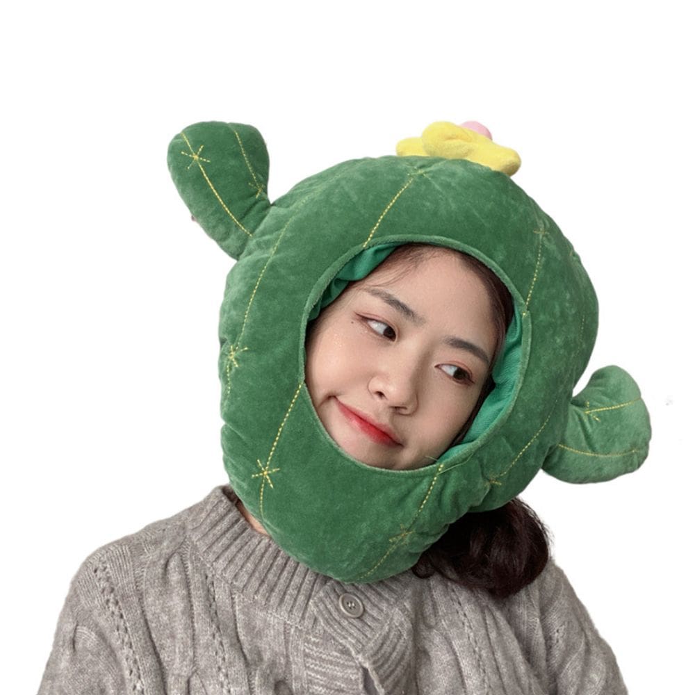 Chapéu Cactus Headpiece Soft Green Plant para cosplay
