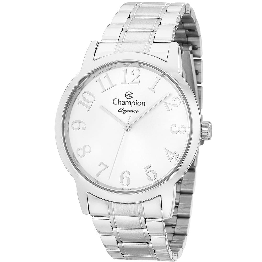 Relógio CHAMPION feminino analógico prata CN26171Q
