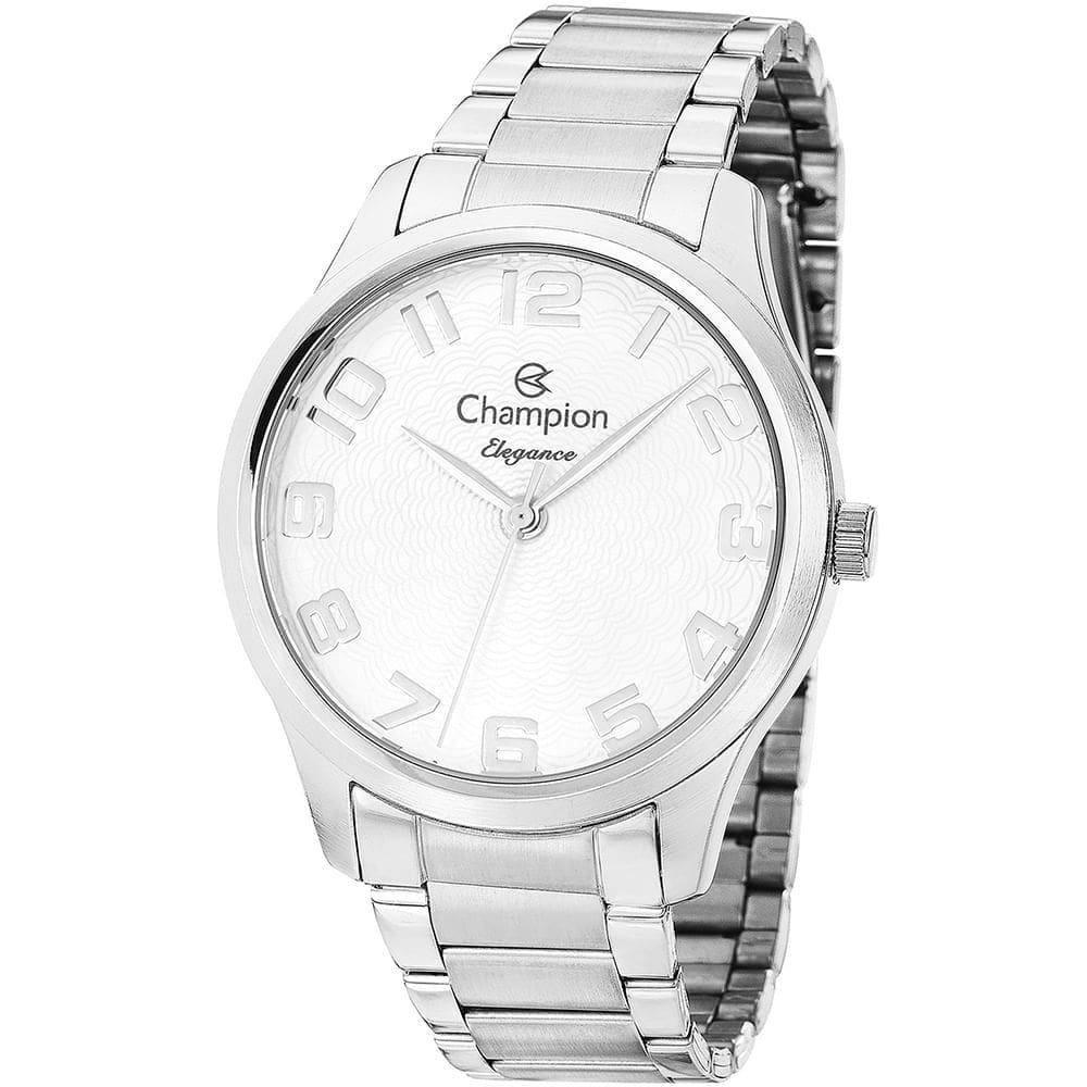 Relógio CHAMPION feminino analógico prata CN26064Q