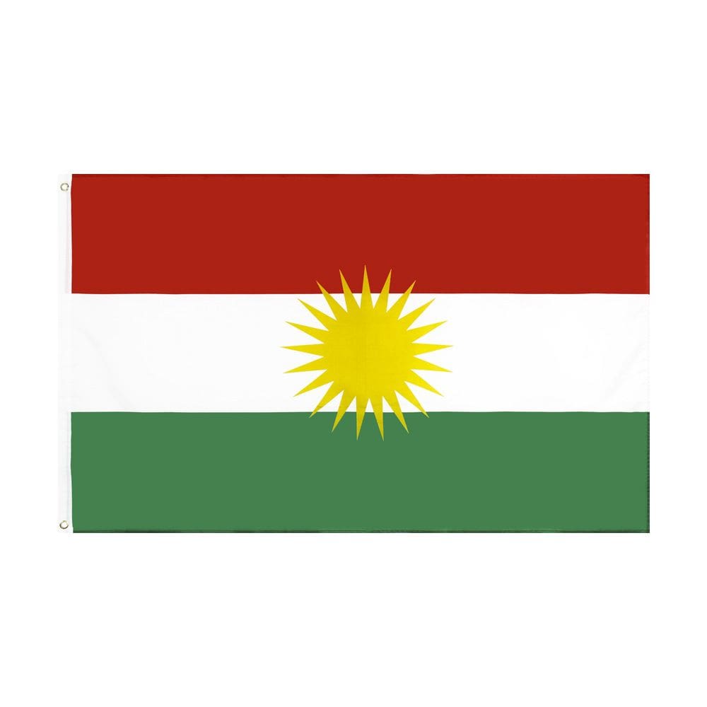 Bandeira Kurdistan Premium Poliéster 150x90cm
