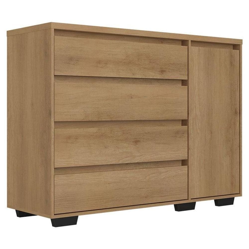 Cômoda Com Porta Aurora Cappuccino Acetinado - Thb