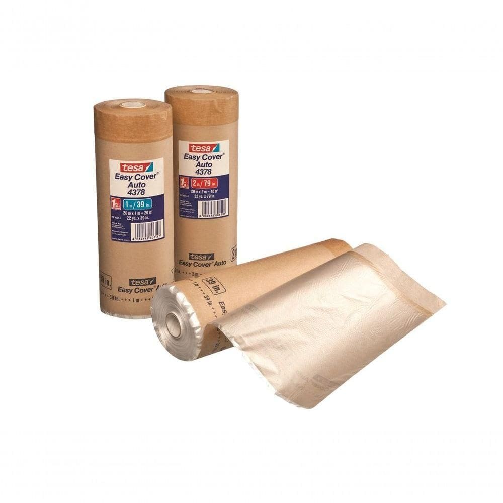 Fita Papel De Mascaramento Marrom 100cmx20m Tesa Easy Cover 04378