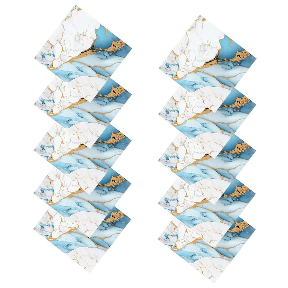 Placa Adesiva Marmore 3D Kit 10 uni Papel de Parede Autocolante Reforma Obra Casa Banheiro Cozinha Moderno Decoraçao
