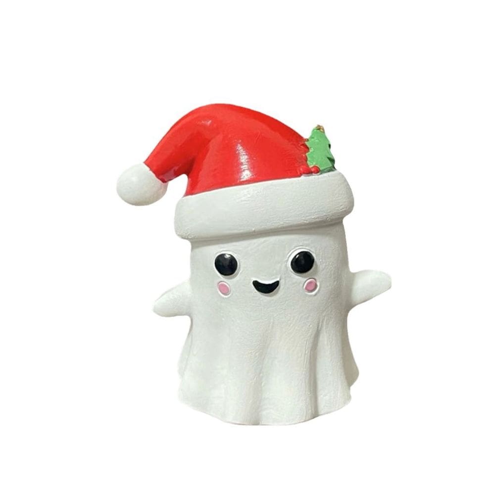 Escultura de decoração de jardim de Natal Ghost Resin 110g