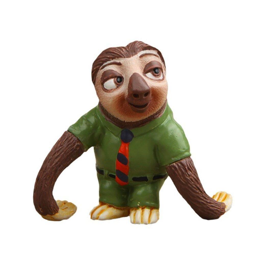 Figura de escultura para decoração de jardim Sloth Resin 4,8x5,5cm