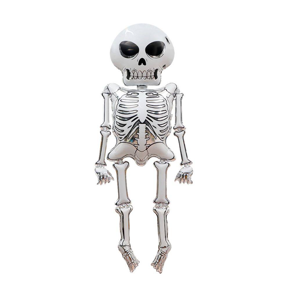 Balão Metalizado Halloween Skeleton 3D Standing 158x86cm