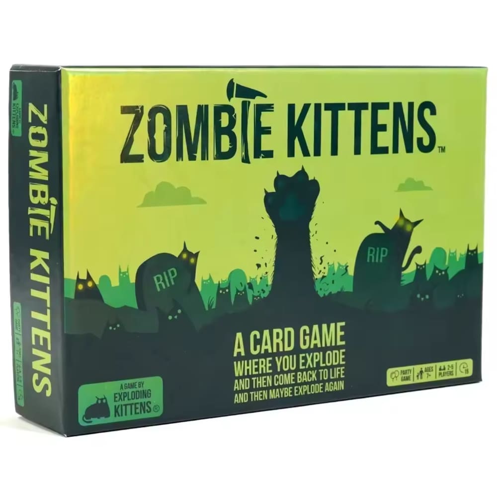 Jogo de Cartas Exploding Kittens - Zombie Kittens
