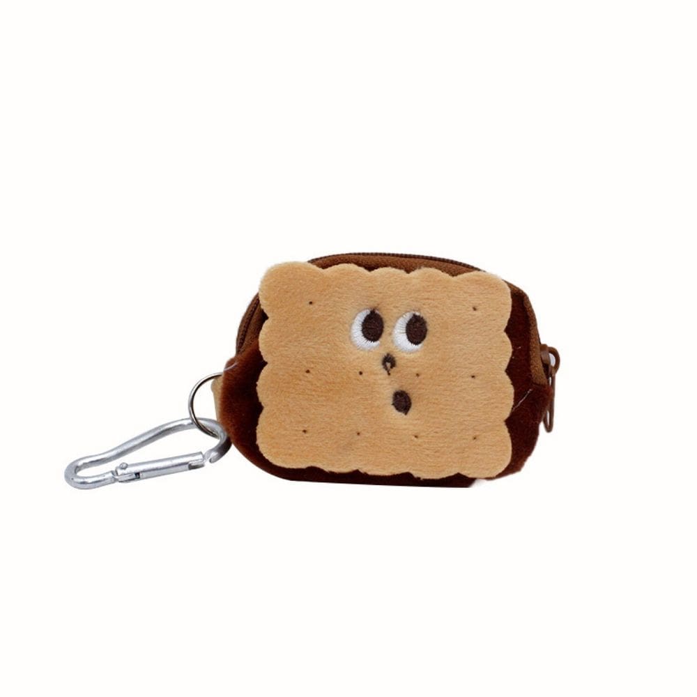 Chaveiro de pelúcia com design de biscoito fofo para todas as idades