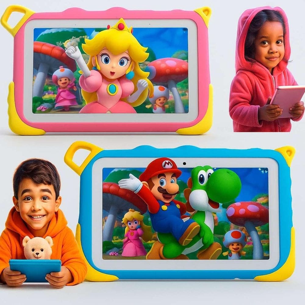 Tablet Infantil Com Jogos Educativos Presente Para Natal Para Menino Envio Relampago