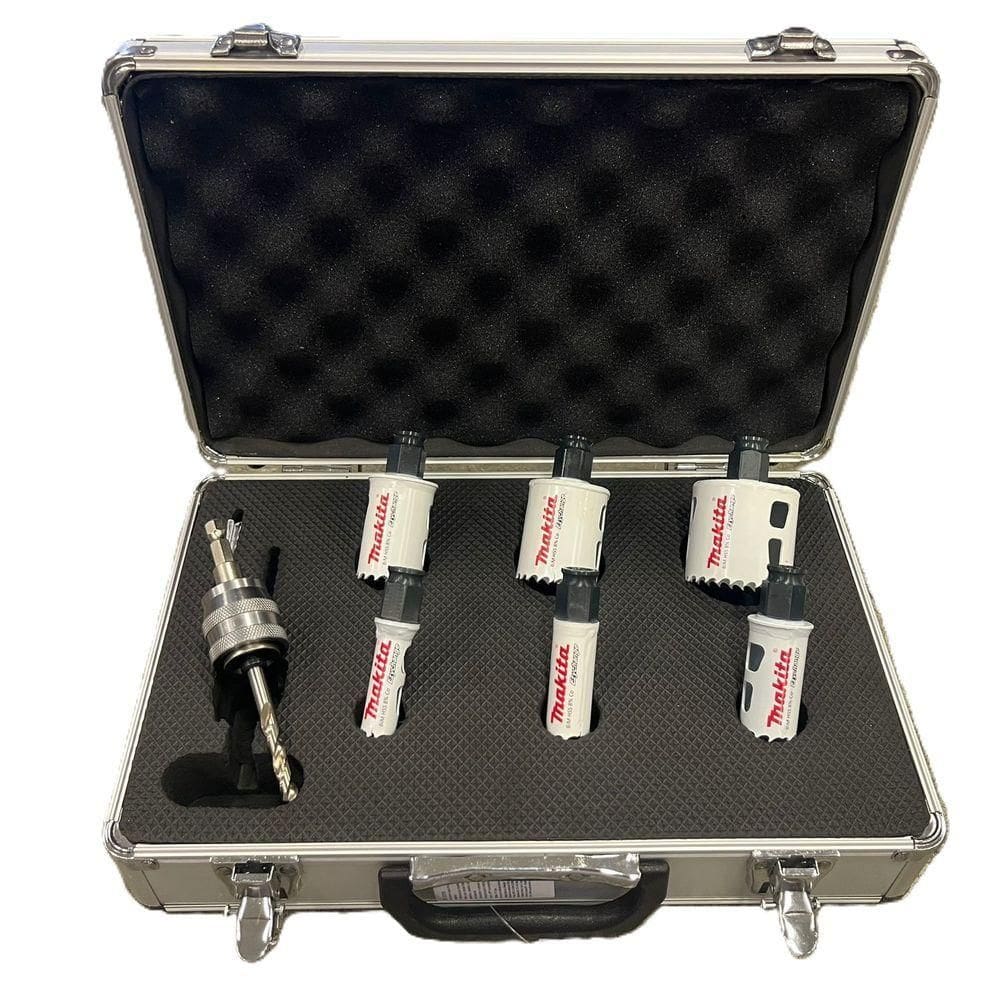 Jogo Serra Copo Ar 16-51mm 7 Peças Com Maleta Makita E-12310 – Corte Preciso E Resistência