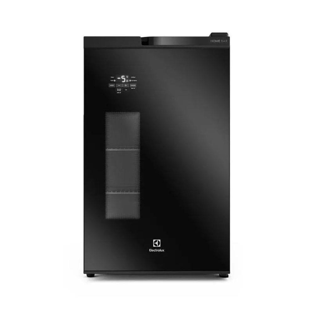 Cervejeira Home Bar Electrolux Frost Free 100L Porta de Vidro Preta EB100