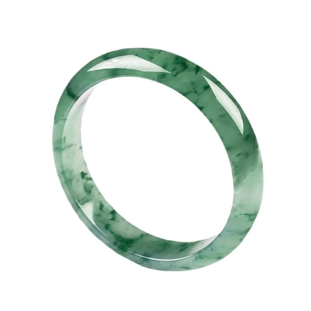Pulseira Jadeite para mulheres, pulseira redonda tipo gelo