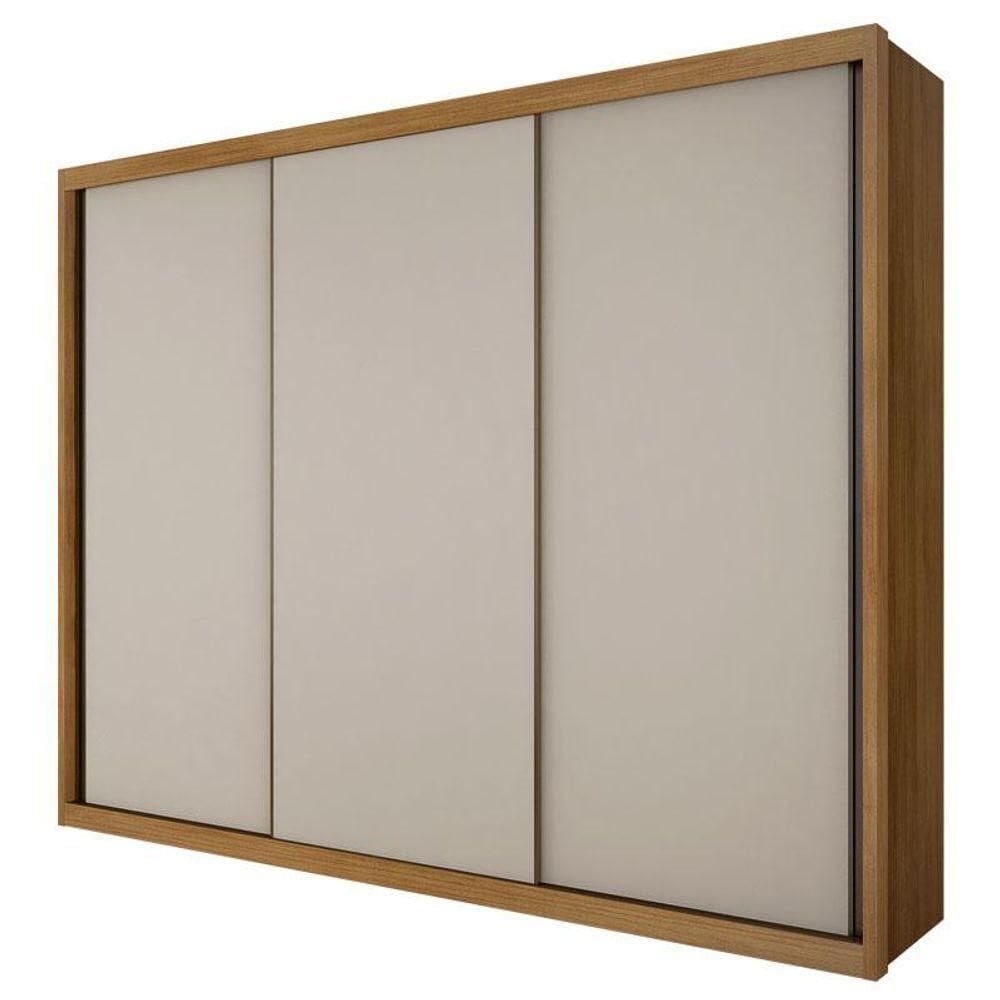 Guarda Roupa Casal Palazzo 3 Portas 6 Gavetas Cumaru 25 Fendi - Horizonte