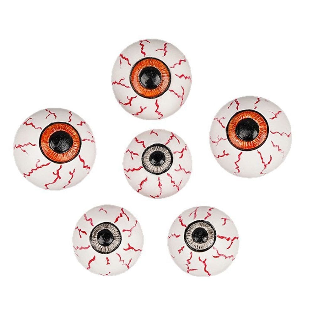 Conjunto de esculturas de globo ocular para decoração de jardim de Halloween