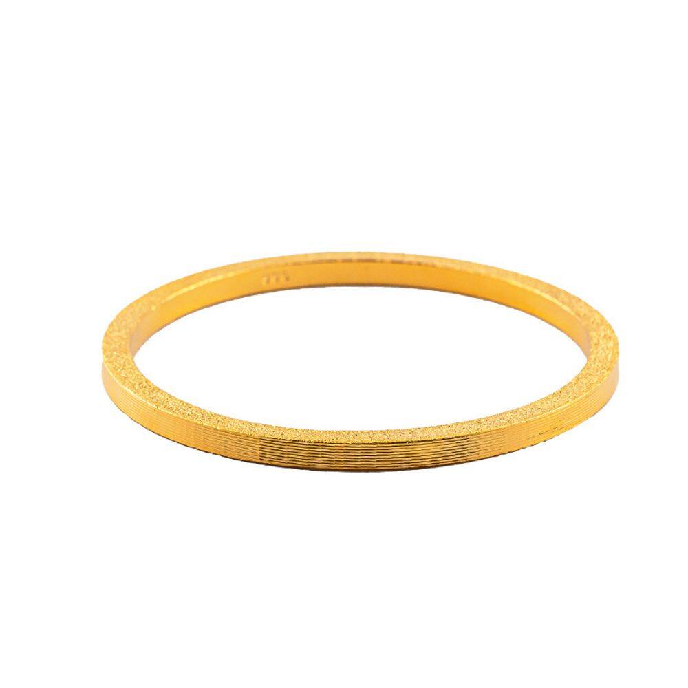 Pulseira Vietnamese Gold Placer texturizada em estilo pauzinho