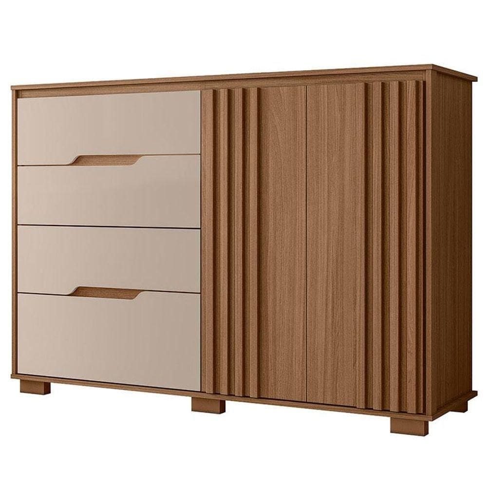 Cômoda Sapateira Texas Carvalho Fendi - Moval