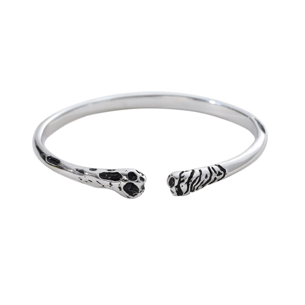 Pulseira Southwind-Ins Rib Bone Open Cuff Cuproníquel Prata