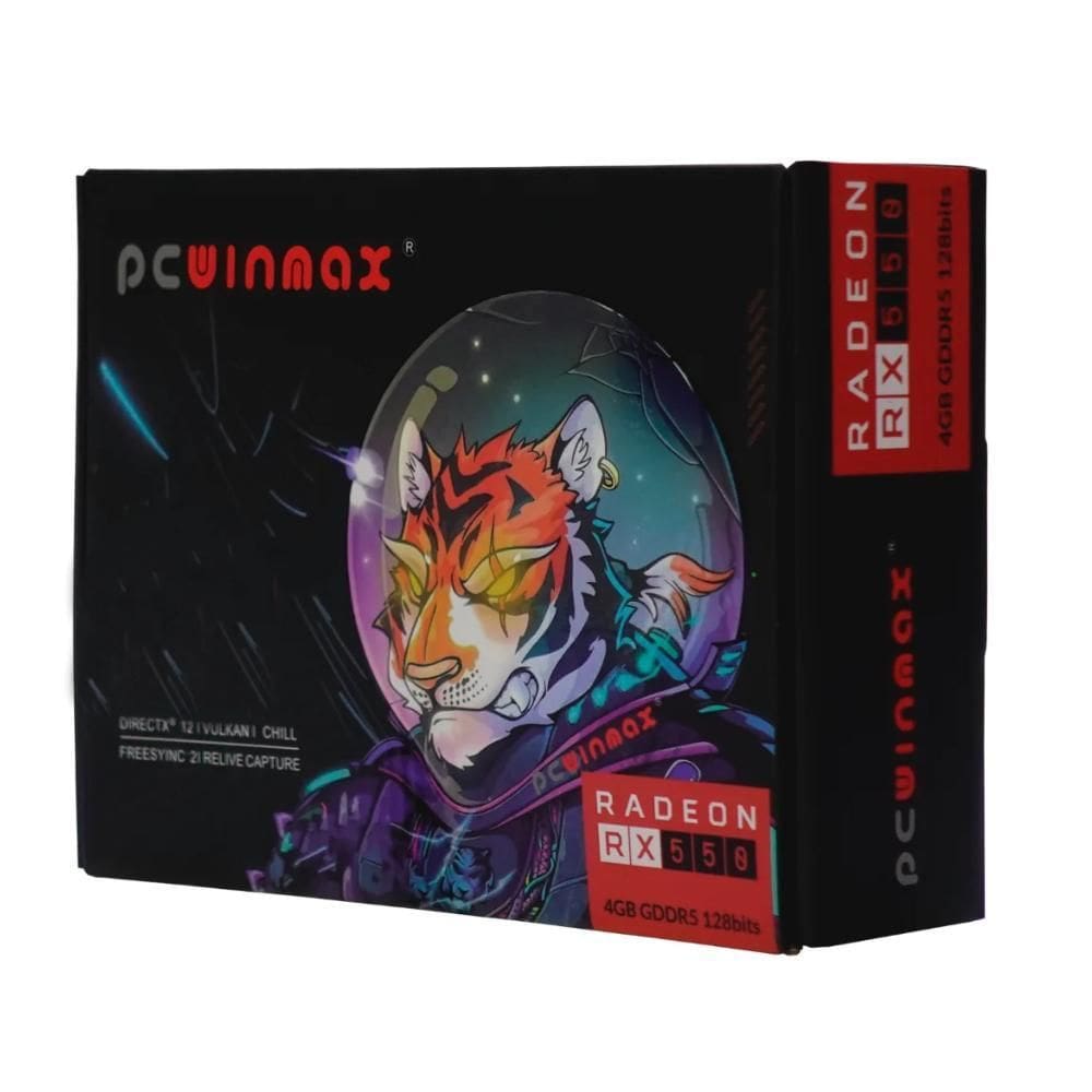 Placa De Video Winmax 4Gb Rx550 Ddr5 128Bits