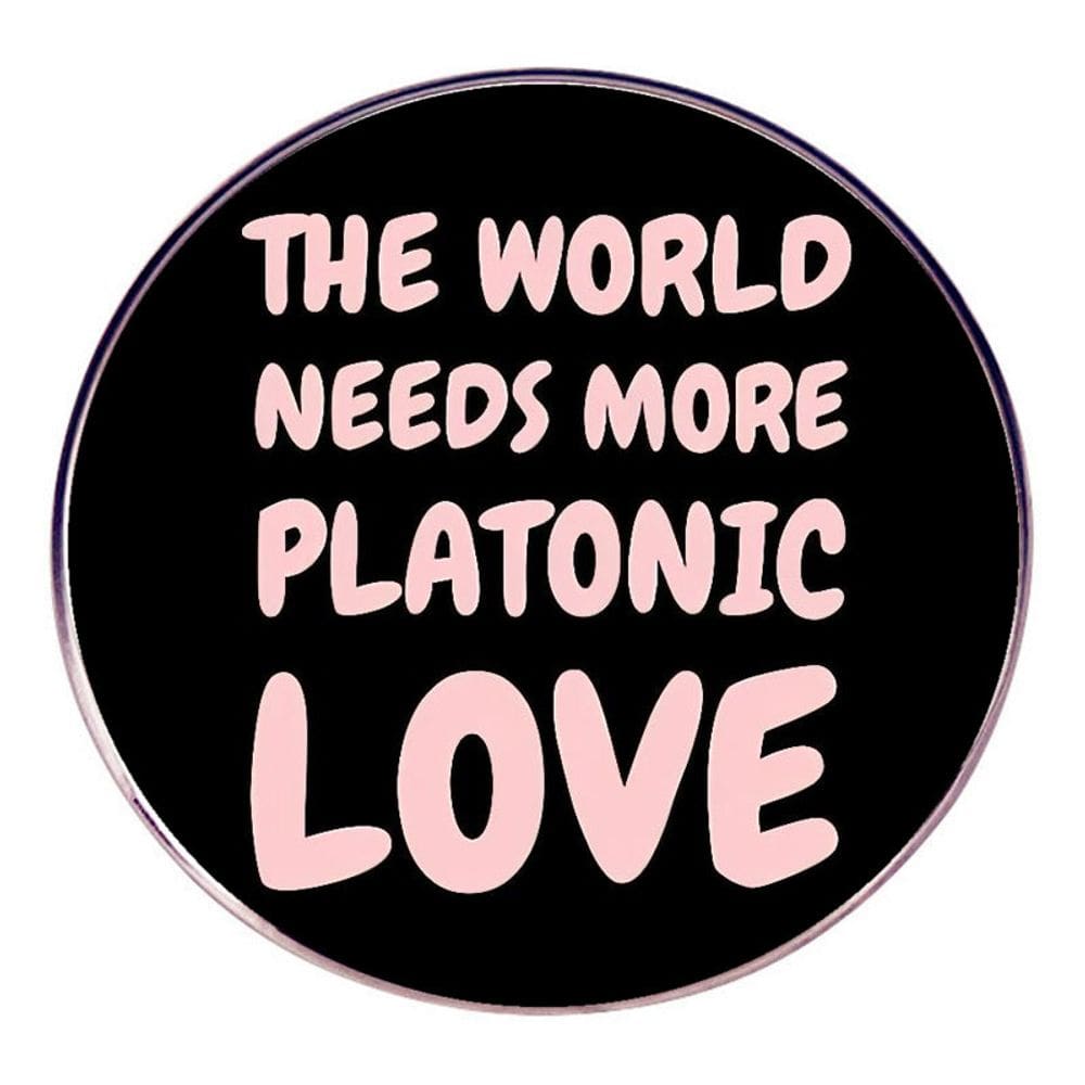 Alfinetes de broche Inspirational Quote Alfinetes redondos de esmalte