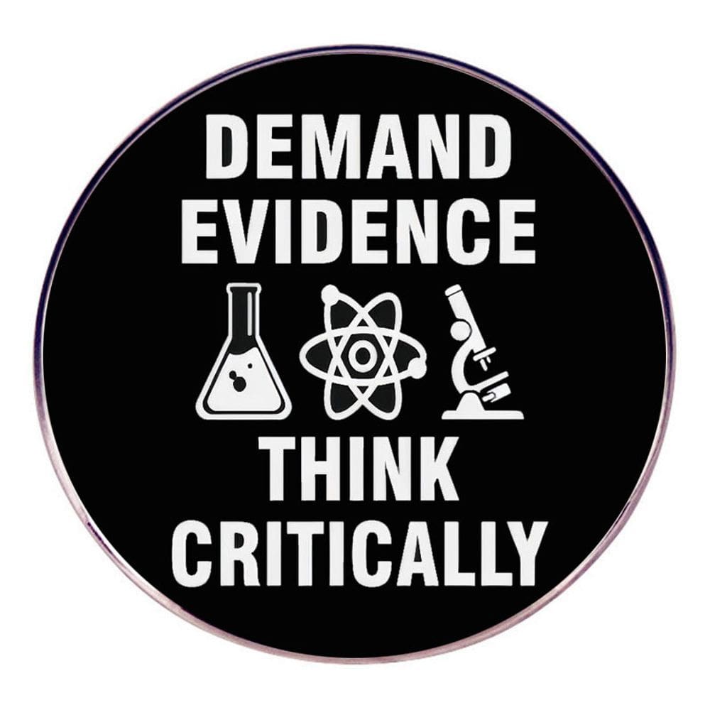 Brooch Pins Science Demand Evidence Pense criticamente