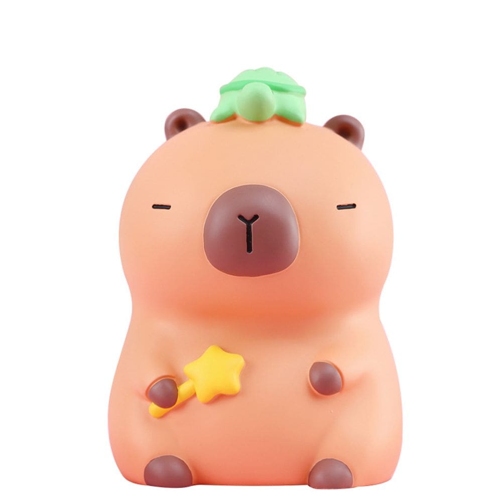 Cartoon Capybara Coin Bank Home Piggy Bank 17 cm de PVC macio
