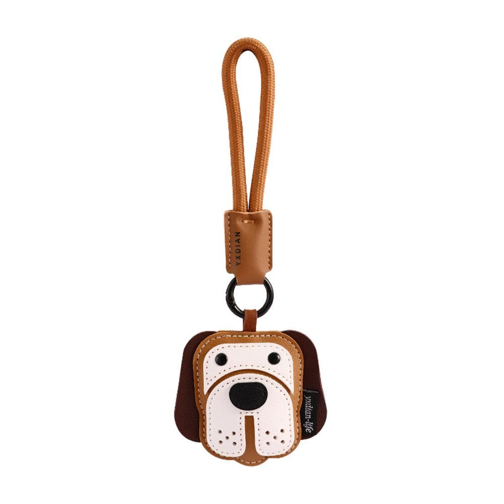 Chaveiro de couro, desenho animado de cachorro, design de Beagle para amantes de cães