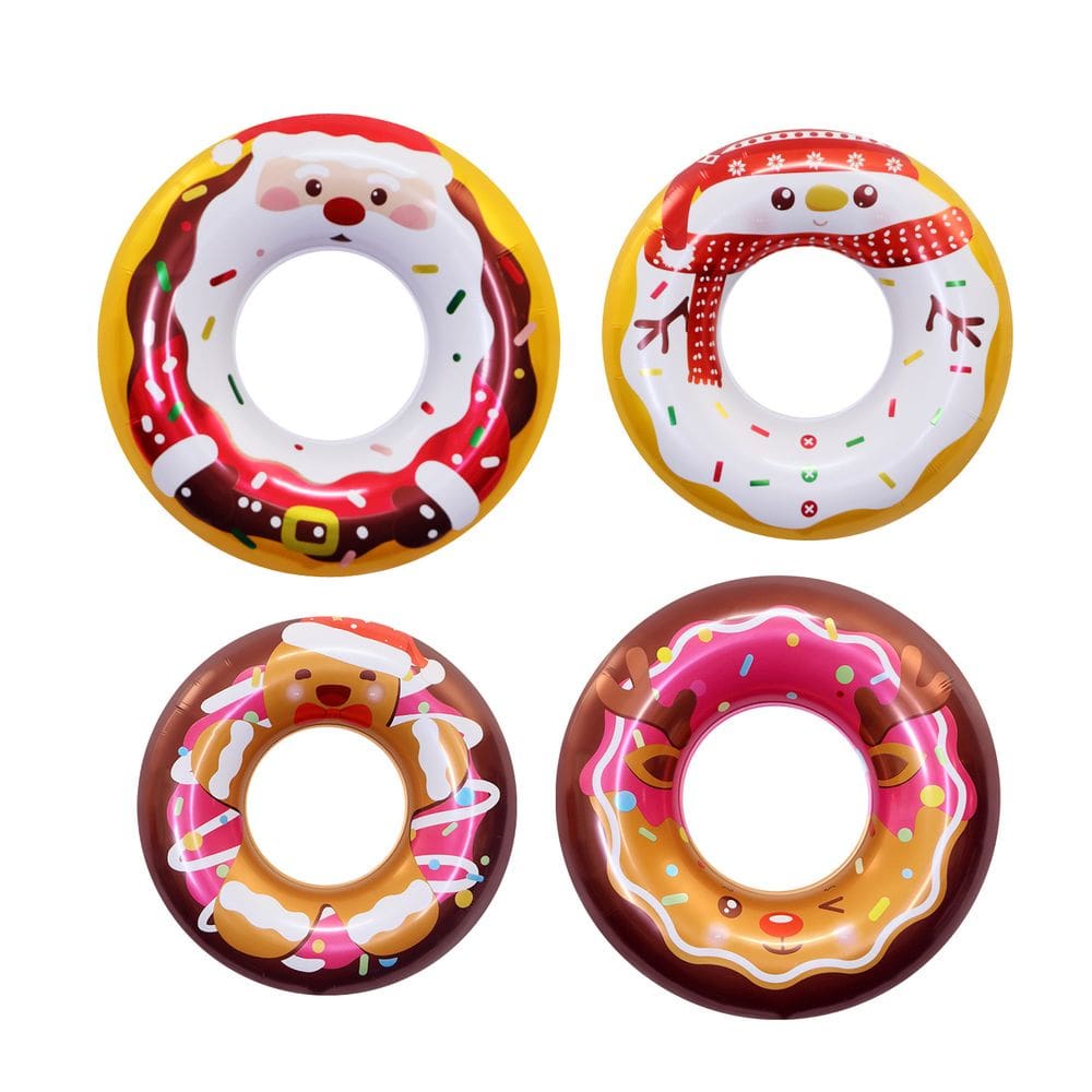 Balões de brinquedo infláveis de Natal, 4 peças de renas de boneco de neve do Papai Noel