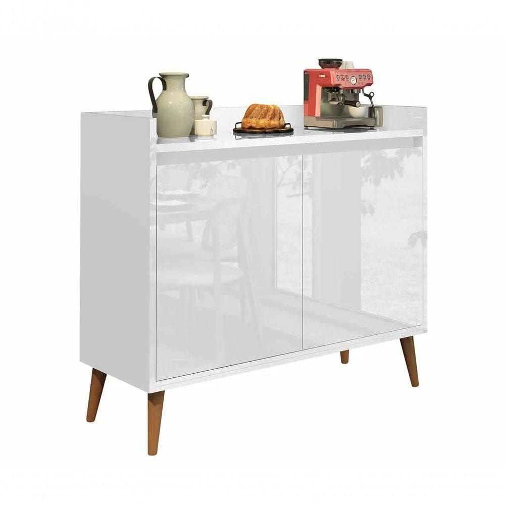 Buffet Cantinho Do Café Delta 2 Portas Branco Gloss - Moveisaqui