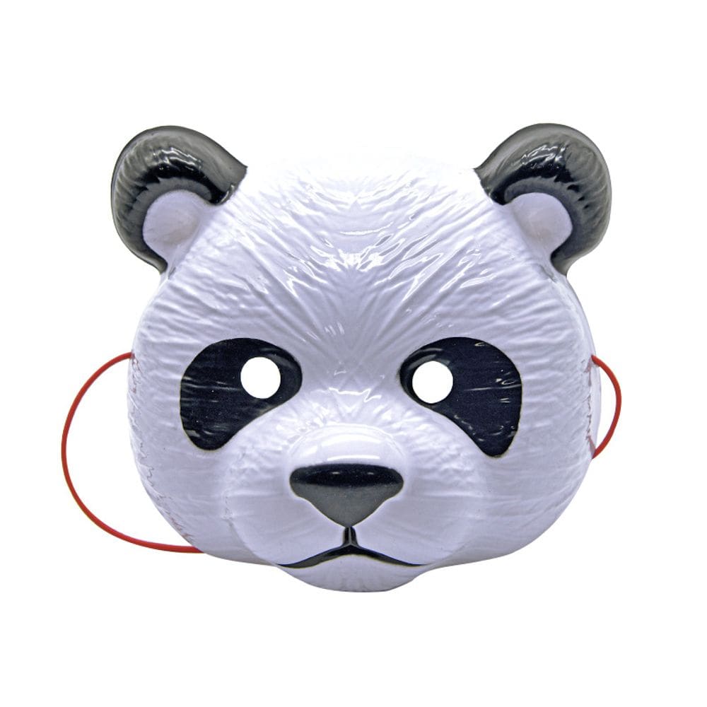 Máscara facial Panda Design PVC para festas e aniversários