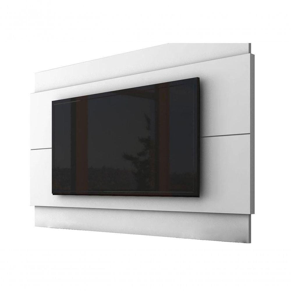 Painel Para Tv Classic Branco Acetinado - Imcal Móveis