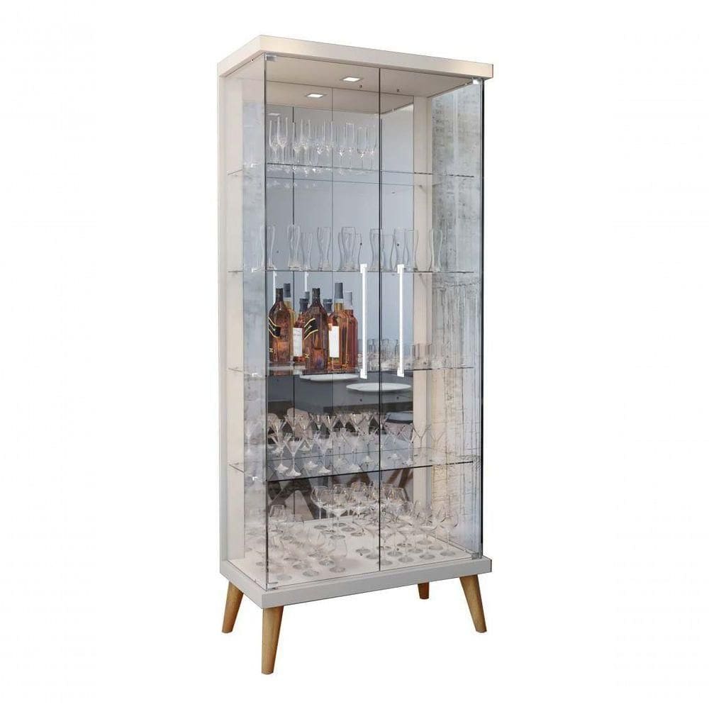 Cristaleira Tifanny Off White - Imcal Móveis