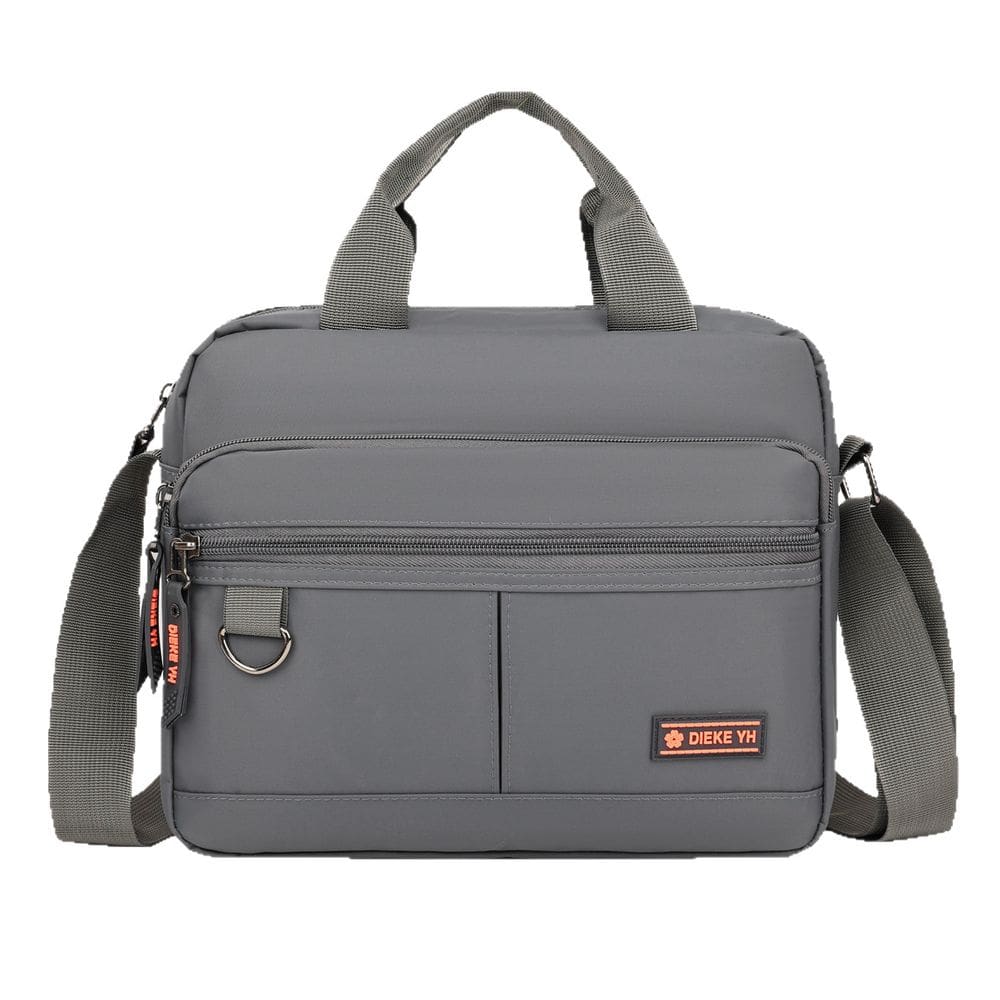 Bolsa Messenger em tecido Oxford para homens impermeável 28x10x22cm