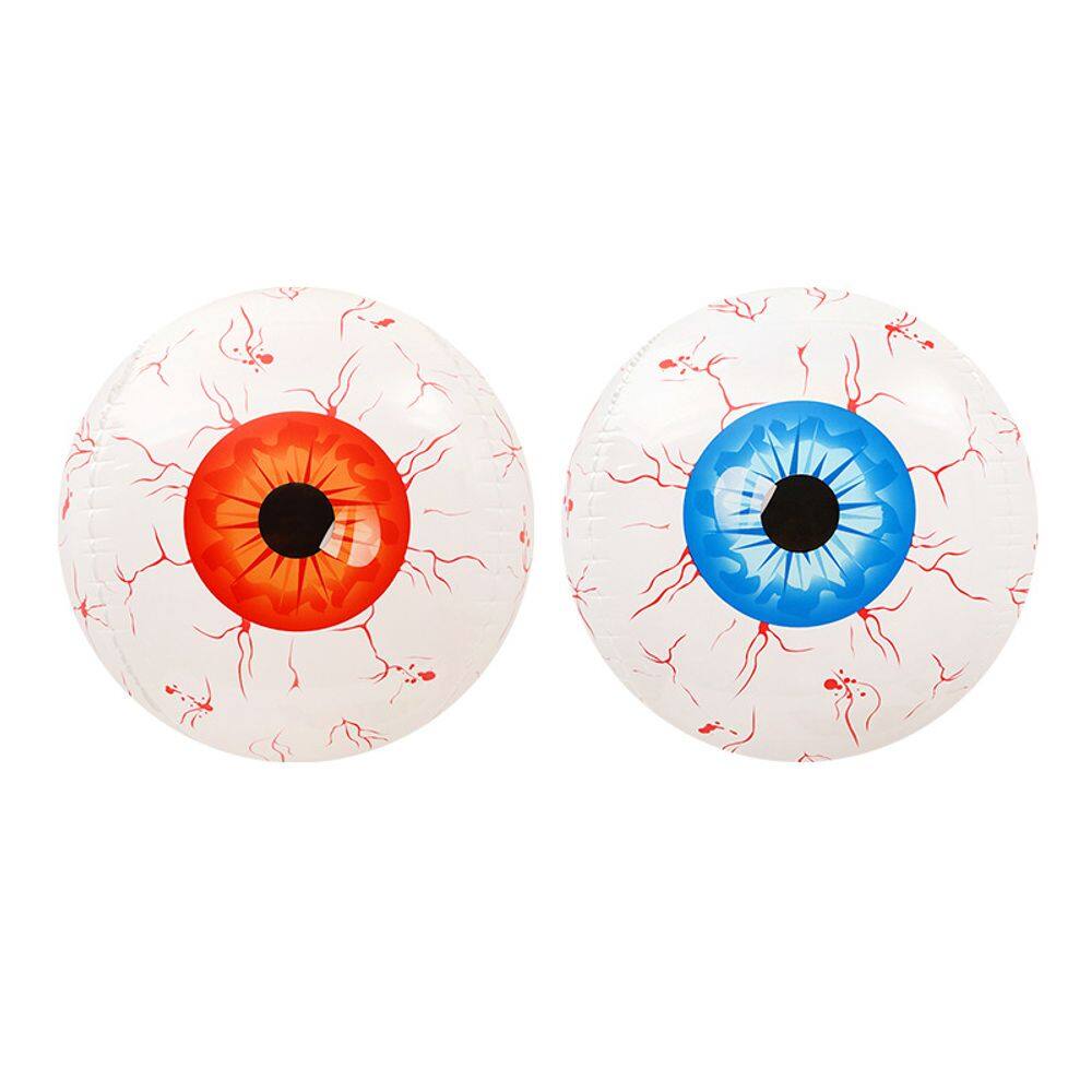 Conjunto de balões de alumínio para olhos de Halloween, 40 cm, cicatriz 3D, 2 unidades