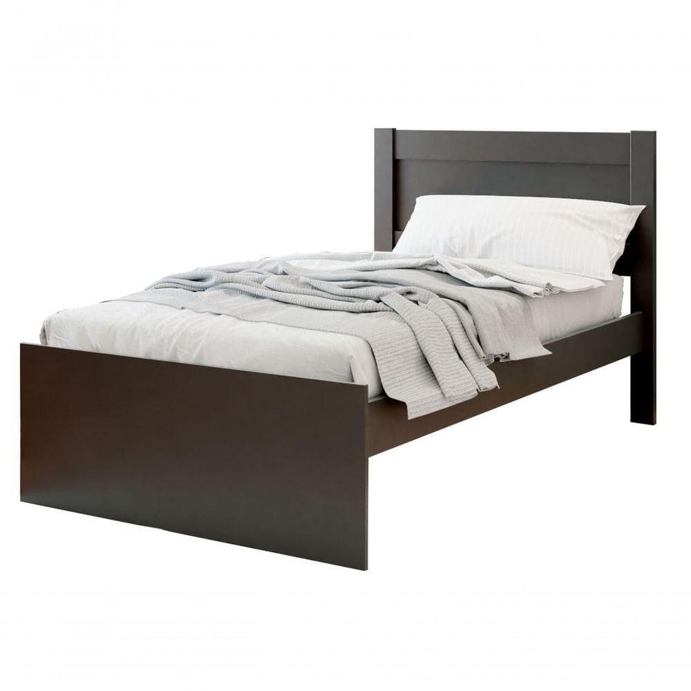 Cama Solteiro Prisma Preto - Jea Móveis