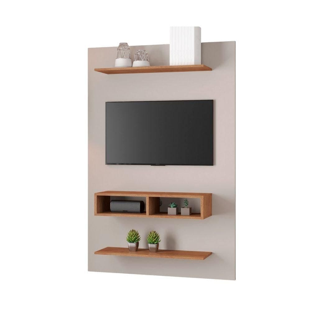 Painel Para Tv Byte Off White Com - Viero