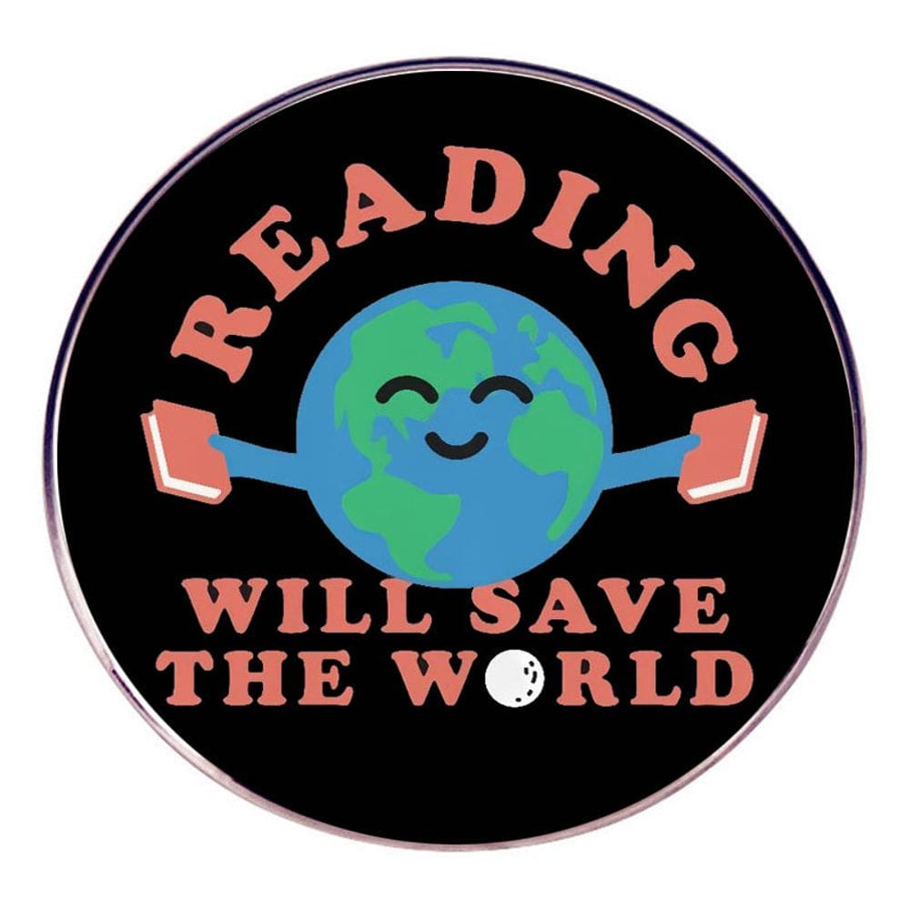 Broche Pins Reading Saves The World Blouse Lapel Pin Ba