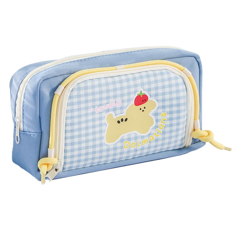 Estojo de lápis Cute Dog Dalmatian Design de grande capacidade