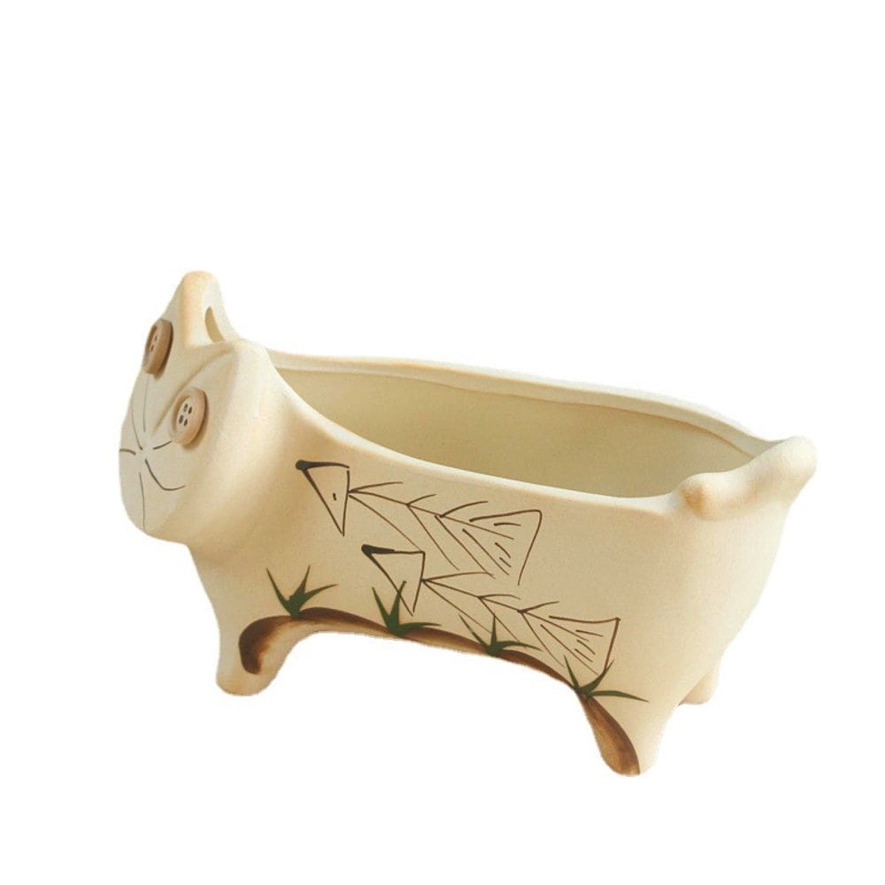 Vaso de flores Ceramic Cat Design Creative Cartoon Animal 1 kg